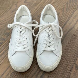 White Leather Sneakers